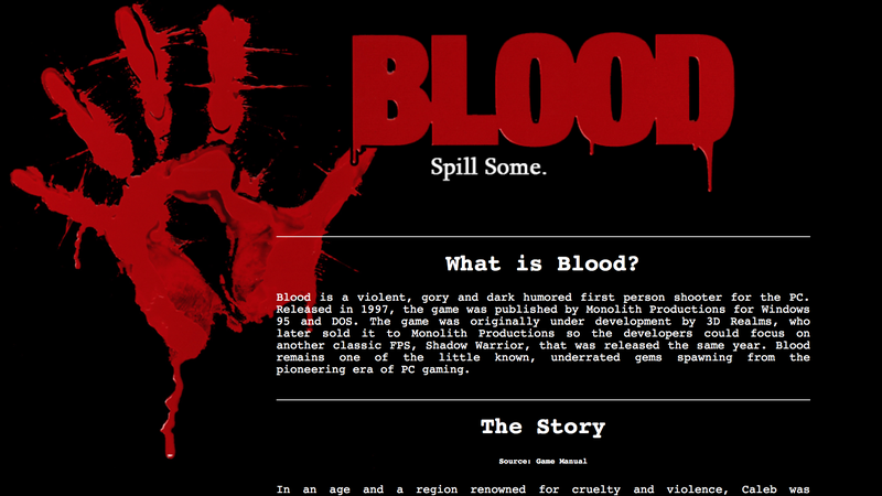 Una web sobre un videojuego olvidado. b4fxokjsy22ewpre.onion